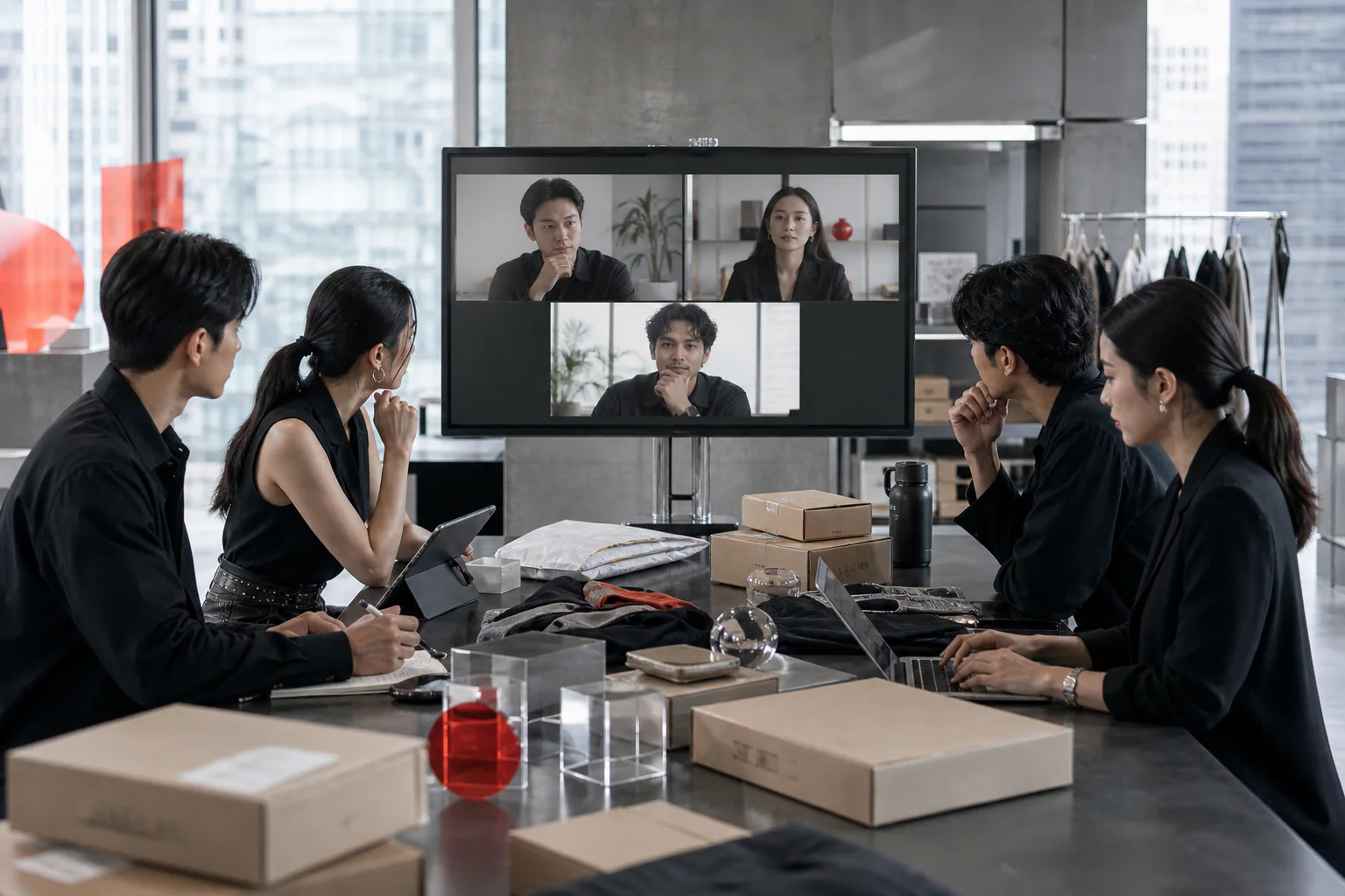 Managed collaboration, not a creator handoff., conceptual visualization
